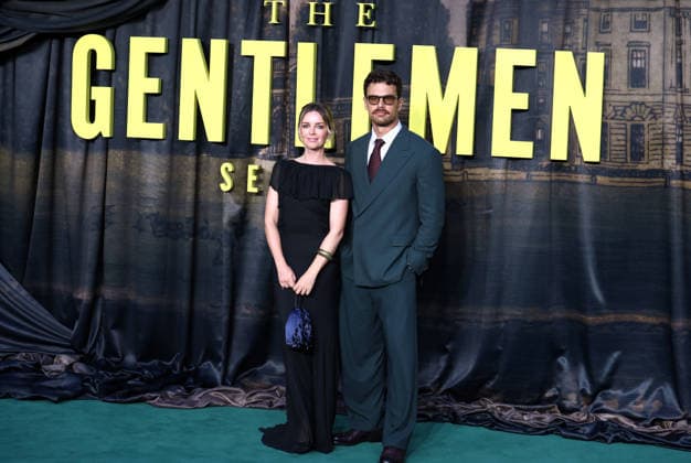 September 2, 2026, London, United Kingdom: Ruth Kearney and Theo James attend The Gentlemen Season Two World Premiere at Guildhall. London United Kingdom - ZUMAs197 20260902_aaa_s197_405 Copyright: xFredxDuvalx