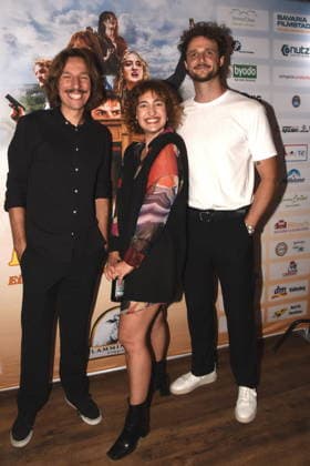 Mark Lohr, Director and Screenwriter; Corinna Blädel, Actress and Producer; Johannes Rauscher, Producer; Production Company: Slamming Sheep Film (GBR); Muehldorf, Munich; September 2, 2026; Rio Palast; Film Premiere: Bonnie—A Munich Action Comedy; Photo Munich