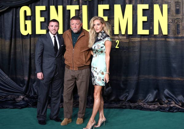 September 2, 2026, London, United Kingdom: Rocco Ritchie, Guy Ritchie and Jacqui Ainsley attend The Gentlemen Season Two World Premiere at Guildhall. London United Kingdom - ZUMAs197 20260902_aaa_s197_345 Copyright: xFredxDuvalx