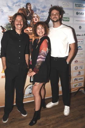 Mark Lohr, Director and Screenwriter; Corinna Blädel, Actress and Producer; Johannes Rauscher, Producer; Production Company: Slamming Sheep Film (GBR); Muehldorf, Munich; September 2, 2026; Rio Palast; Film Premiere: Bonnie—A Munich Action Comedy; Photo Munich