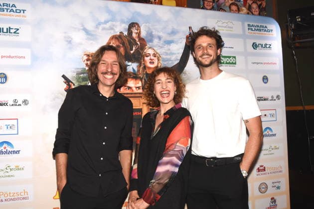 Mark Lohr, Director and Screenwriter; Corinna Blädel, Actress and Producer; Johannes Rauscher, Producer; Production Company: Slamming Sheep Film (GBR); Muehldorf, Munich; September 2, 2026; Rio Palast; Film Premiere: Bonnie—A Munich Action Comedy; Photo Munich