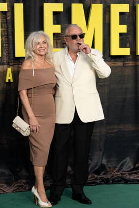 IPA88053389 - Elaine and Ray Winstone arrive at the premiere of The Gentlemen Season 2 in London  Copyright: xx xCristinaxMasseix 88053389