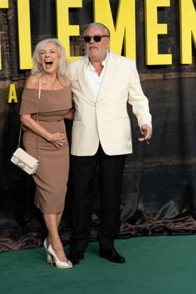 IPA88053390 - Elaine and Ray Winstone arrive at the premiere of The Gentlemen Season 2 in London  Copyright: xx xCristinaxMasseix 88053390