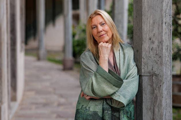 September 2, 2026, Düsseldorf: Renate Aller, a New York-based director and photographer, at the opening reception for the Eva Rubinstein retrospective Proof of Life at the Museum of Garden Art, Benrath Palace, Düsseldorf; Benrath Palace, Museum of Garden Art, North Rhine-Westphalia, Germany