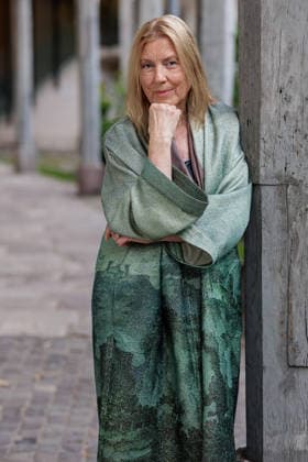 September 2, 2026, Düsseldorf: Renate Aller, a New York-based director and photographer, at the opening reception for the Eva Rubinstein retrospective Proof of Life at the Museum of Garden Art, Benrath Palace, Düsseldorf; Benrath Palace, Museum of Garden Art, North Rhine-Westphalia, Germany