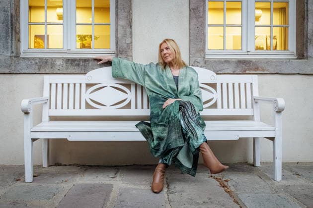 September 2, 2026, Düsseldorf: Renate Aller, a New York-based director and photographer, on the sidelines of the opening reception for the Eva Rubinstein retrospective Proof of Life at the Museum of Garden Art, Benrath Palace, Düsseldorf. Benrath Palace, Museum of Garden Art, North Rhine-Westphalia, Germany