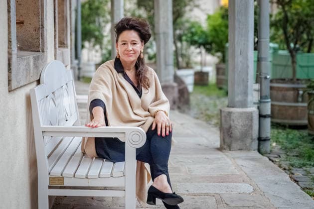 September 2, 2026, Düsseldorf: Gallery owner Clara Maria Sels on the sidelines of the opening reception for the exhibition Eva Rubinstein: Proof of Life at the Museum of Garden Art, Benrath Palace, Düsseldorf; Benrath Palace, Museum of Garden Art, North Rhine-Westphalia, Germany