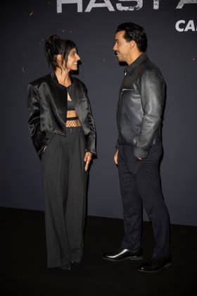 Apollo Has Fallen Premiere - Paris Ritu Arya and Tewfik Jallab during the photocell of the « Apollo Has Fallen» Paris Premiere at Le Grand Rex on September 2, 2026 in Paris, France. Photo by Eliot Blondet ABACAPRESS.COM Paris France France  Copyright: xBlondetxEliot ABACAx