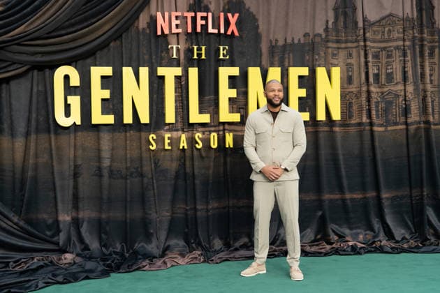 IPA88053132 - Chris Eubanks Jr. arrives at the premiere of The Gentlemen Season 2 in London  Copyright: xx xCristinaxMasseix 88053132