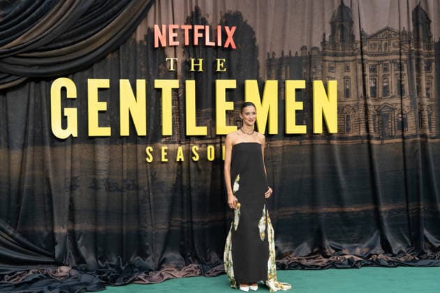 IPA88053006 - Benedetta Porcaroli arrives at the premiere of The Gentlemen Season 2 in London  Copyright: xx xCristinaxMasseix 88053006