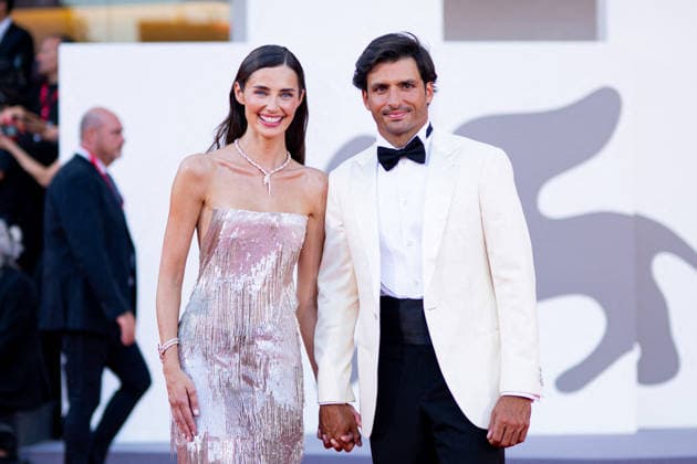 Carlos Sainz and his partner Rebecca Donaldson at the opening ceremony and the screening of the film *Ink* during the 83rd Venice International Film Festival, the Mostra on September 2, 2026 Pierre Perusseau Bestimage Celebrities attending the *Ink* screening and the opening ceremony of the 83rd Venice International Film Festival at the Sala Grande on September 2, 2026, in Venice, Italy Venice, Italy  Copyright: xPierrexPerusseaux xBestimagexPierrexPerusseaux xBestimagex