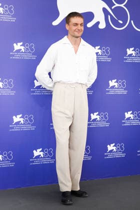 Lucas Englander attending the La Ragazza Con La Leica ( The Girl With The Leica ) photocall during the 83rd Venice International Film Festival on September 2, 2026, in Venice, Italy; Lucia Sabatelli, Venice, Italy  Copyright: xLuciaxSabatellix xBestimagexLuciaxSabatellix xBestimagex