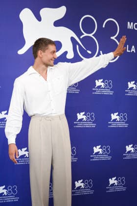Lucas Englander attending the La Ragazza Con La Leica ( The Girl With The Leica ) photocall during the 83rd Venice International Film Festival on September 2, 2026, in Venice, Italy; Lucia Sabatelli, Venice, Italy  Copyright: xLuciaxSabatellix xBestimagexLuciaxSabatellix xBestimagex