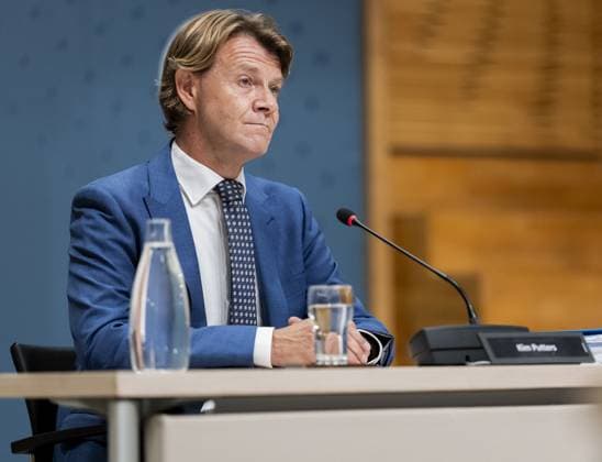 THE HAGUE - Kim Putters during the public hearings of the parliamentary inquiry committee into the coronavirus policy. During the pandemic, Putters was Director of the Social and Cultural Planning Office. REMKO DE WAAL ANP netherlands out - belgium out  Copyright: xx x566930279x originalFilename: 566930279.jpg