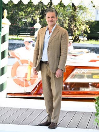 IPA88059603 - Venice, 83rd Venice International Film Festival 2026 - Day 2, Arrivals at the Hotel Excelsior pier. Pictured: Edoardo Pesce  Copyright: xManuelexMangiarottix xPoolxPhotoxEventsx08x 88059603