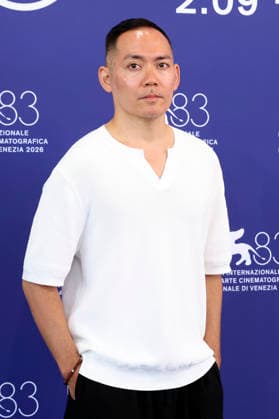 Erik Shirai at the photocall for the documentary *Sumo Spirit Weighs Nothing* at the 2026 Venice Biennale—the 83rd Venice International Film Festival—at the Palazzo del Casino in Venice, September 3, 2026 Foto:xD.xBedrosianx xFuturexImagex sumo_6905