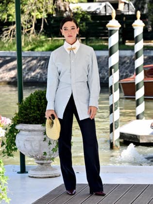 IPA88061718 - Venice, 83rd Venice International Film Festival 2026 - Day 2 - Arrivals at the Excelsior Hotel pier - Pictured: MATILDA DE ANGELIS  Copyright: xSimonexComix xPoolxPhotoxEventsx08x 88061718
