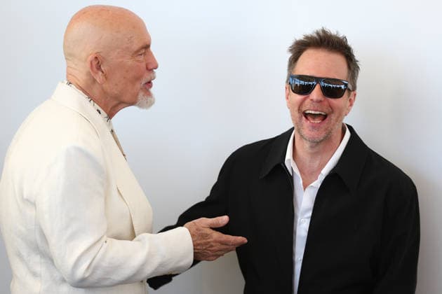 September 3, 2026, Venice Lido, Veneto, Italy: JOHN MALKOVICH and SAM ROCKWELL have fun during the Wild Horse Nine photocall during the 83rd Venice Film Festival at Sala Grande in Venice Lido, Italy Venice Lido Italy  - ZUMAc179 20260903_zep_c179_020 Copyright: xMickaelxChavetx