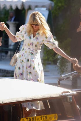 Laura Dern leaving the Hotel Excelsior Venice Lido pier during the 83rd Venice International Film Festival on September 3, 2026, in Venice, Italy. Lucia Sabatelli, Venice, Italy  Copyright: xLuciaxSabatellix xBestimagexLuciaxSabatellix xBestimagex
