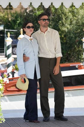 Matilda De Angelis and Nicola Sorcinelli at the Hotel Excelsior Venice Lido pier during the 83rd Venice International Film Festival on September 3, 2026, in Venice, Italy. Lucia Sabatelli, Venice, Italy  Copyright: xLuciaxSabatellix xBestimagexLuciaxSabatellix xBestimagex