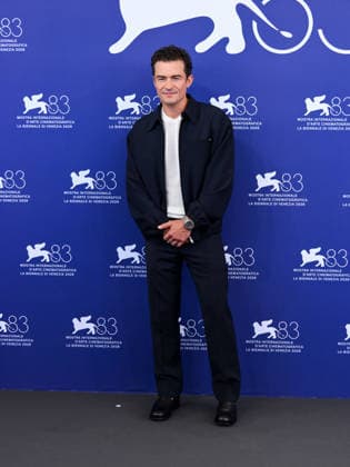 IPA88063613 - Venice, 83rd Venice International Film Festival 2026 - Day 2 - Photocall for *The Great Bucking Fastard*: Pictured: Orlando Bloom  Copyright: xAlbertoxTerenghix xPoolxPhotoxEventsx08x 88063613