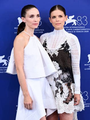 IPA88064095 - Venice, 83rd Venice International Film Festival 2026 - Day 2 - Photocall for *The Great Bucking Fastard*: Pictured: Rooney and Kate Mara  Copyright: xAlbertoxTerenghix xPoolxPhotoxEventsx08x 88064095