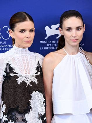 IPA88064074 - Venice, 83rd Venice International Film Festival 2026 - Day 2 - Photo call for *The Great Bucking Fastard*: Pictured: Rooney and Kate Mara  Copyright: xAlbertoxTerenghix xPoolxPhotoxEventsx08x 88064074