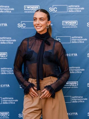 IPA88064251 - Venice, 83rd Venice International Film Festival 2026 - Day 2 - Photocall for *Il grande Giaffa*: Pictured: Chiara Vinci  Copyright: xFrancescaxViecelix xFrancescaxViecelix 88064251