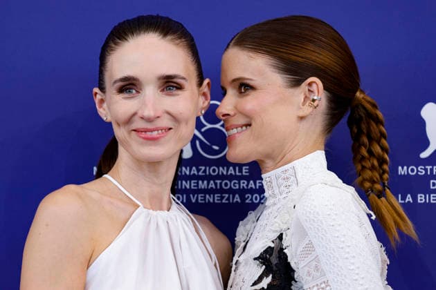 September 3, 2026, Venice, ITALY: US actresses Kate (R) and Rooney Mara pose for the photocall of ˜Bucking Fastard at the 83rd annual Venice International Film Festival, in Venice, Italy, 03 September 2026. The movie is presented in official competition Venezia 83 at the festival running from 02 to 12 September 2026. ANSA FABIO FRUSTACI. Venice ITALY  - ZUMAa110 20260903_zaf_a110_037 Copyright: xFabioxFrustacix