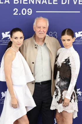 Venice 2026 Bucking Fastard Photocall NB Rooney Mara, Werner Herzog, Kate Mara attending the Bucking Fastard Photocall as part of the 83th Venice International Film Festival at the Lido in Venice, Italy on September 03, 2025. Photo by Nasser Berzane ABACAPRESS.COM Venice Italy  Copyright: xBerzanexNasser ABACAx