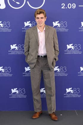 Venice 2026 Burgundy Photocall NB Enzo Ferraroli attending the Burgundy Photocall as part of the 83th Venice International Film Festival at the Lido in Venice, Italy on September 03, 2025. Photo by Nasser Berzane ABACAPRESS.COM Venice Italy  Copyright: xBerzanexNasser ABACAx