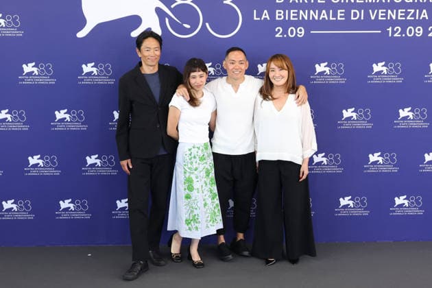 Venice 2026 Sumo Spirit Weighs Nothing Photocall NB Yusuke Kamata, Hiyori Onozaki, Erik Daich Shirai and Maiko Yamaguchi attending the Sumo: Spirit Weighs Nothing Photocall as part of the 83th Venice International Film Festival at the Lido in Venice, Italy on September 03, 2025. Photo by Nasser Berzane ABACAPRESS.COM Venice Italy  Copyright: xBerzanexNasser ABACAx
