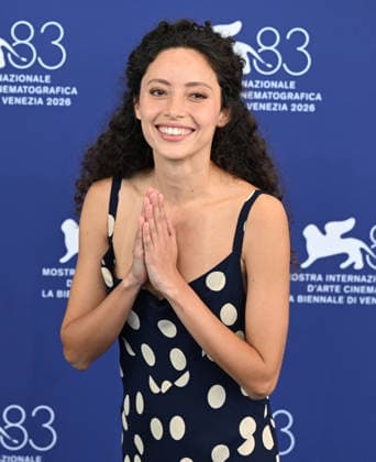 Argentinian actress Ailin Salas attends a photo call for Wild Horse Nine at the 83rd Venice Film Festival in Venice, Italy on Thursday, September 3, 2026.  VEN20260903125 RUNExHELLESTAD