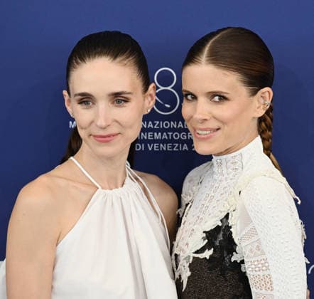 American actresses Kate Mara and Rooney Mara attend a photo call for Bucking Fastard at the 83rd Venice Film Festival in Venice, Italy on Thursday, September 3, 2026.  VEN20260903148 RUNExHELLESTAD