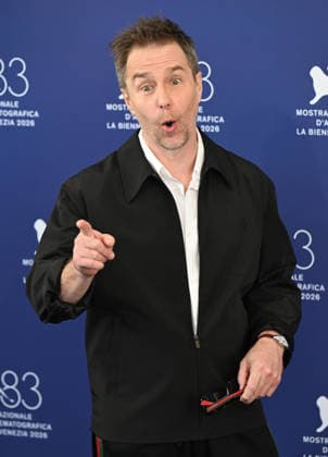 American actor Sam Rockwell attends a photo call for Wild Horse Nine at the 83rd Venice Film Festival in Venice, Italy on Thursday, September 3, 2026.  VEN20260903108 RUNExHELLESTAD