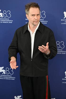 American actor Sam Rockwell attends a photo call for Wild Horse Nine at the 83rd Venice Film Festival in Venice, Italy on Thursday, September 3, 2026.  VEN20260903109 RUNExHELLESTAD