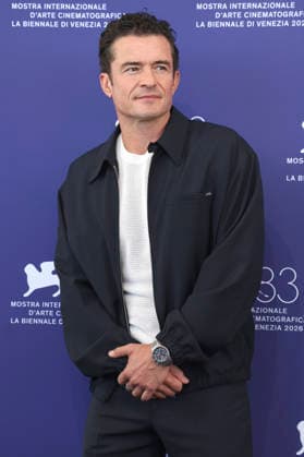 Orlando Bloom at the photo call for the movie *Bucking Fastard* at the 2026 Venice Biennale—the 83rd Venice International Film Festival—at the Palazzo del Casino in Venice, September 3, 2026 Foto:xD.xBedrosianx xFuturexImagex fastard_6946