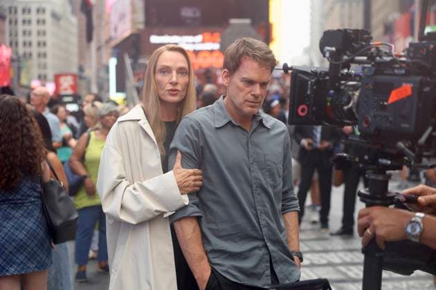 Uma Thurman and Michael C Hall are seen on the set of Dexter Uma Thurman and Michael C Hall are seen on the set of Dexter. 03 Sep 2026 Pictured: Uma Thurman and Michael C Hall are seen on the set of Dexter.  Copyright: xThexMegaxAgencyxSteveSands NewYorkNewswire MEGAx