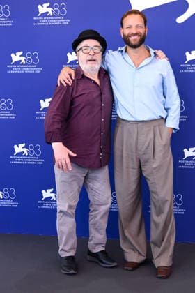 IPA88068015 - Venice, 83rd Venice International Film Festival 2026 - Day 2 - Nessun Dolore Photocall - Pictured: Gianni Amelio, Alessandro Borghi  Copyright: xAlbertoxTerenghix xPoolxPhotoxEventsx08x 88068015