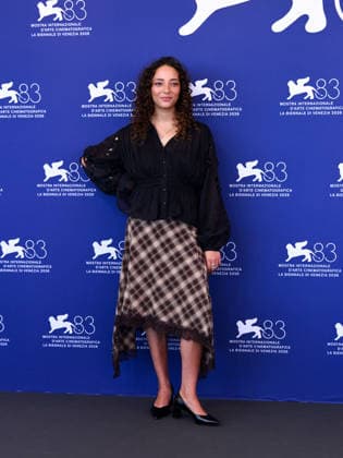 IPA88068089 - Venice, 83rd Venice International Film Festival 2026 - Day 2 - Nessun Dolore Photocall - Pictured: Beidja Yahiaoui  Copyright: xAlbertoxTerenghix xPoolxPhotoxEventsx08x 88068089