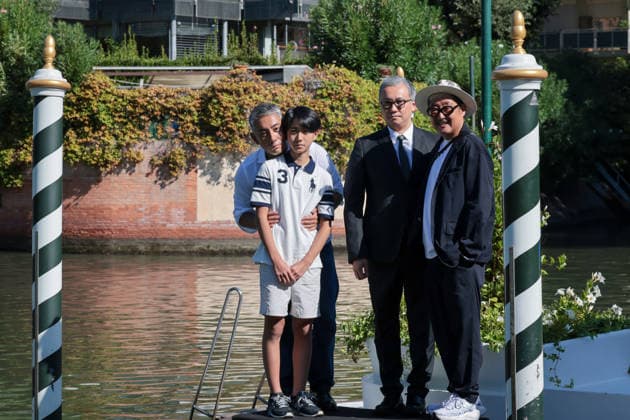Celebrity Sightings - The 83rd Venice International Film Festival - Danjuro Ichikawa and Shinnosuke Ichikawa are seen at the Hotel Excelsior Venice Lido pier during the 83rd Venice International Film Festival on September 03 2026 in Venice, Italy.  Copyright: xKazukoxWakayamax