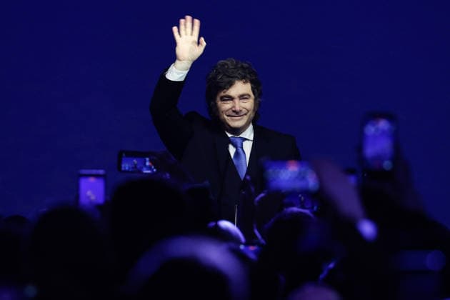 Santiago, September 3, 2026 Argentine President Javier Milei Delivers Opening Remarks at the 5th Regional Foto Madrid Conference in Santiago Diego Martin Aton Chile, Aton 1186621 jpeg  Copyright: DIEGOxMARTIN ATONxCHILE