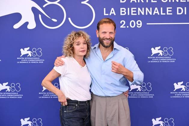 September 3, 2026, Venice, Rome, Italy: Valeria Golino and Alessandro Borghi during the photocall for the film Nessun Dolore, 83rd Venice International Film Festival, Venice, September 3, 2026 Venice Italy  - ZUMAa289 20260903_zia_a289_172 Copyright: xMlax xAgfx