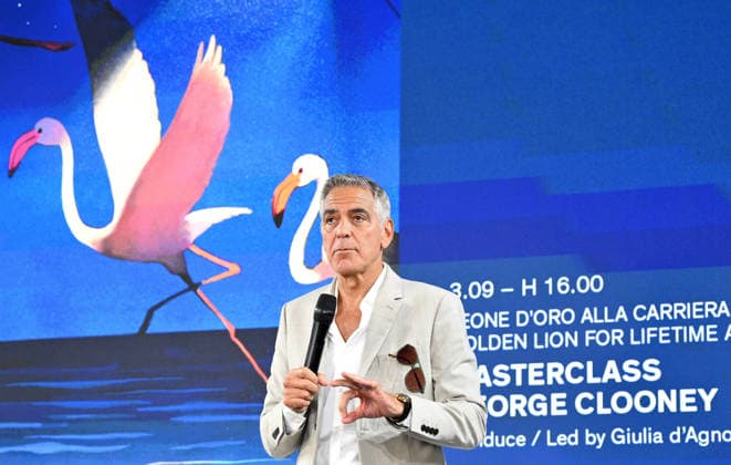 September 3, 2026, Venice, ITALY: US actor George Clooney attends an encounter-conversation at the 83rd annual Venice International Film Festival, in Venice, Italy, 03 September 2026. The 83rd edition of the Venice Film Festival runs from 02 to 12 September 2026. ANSA ETTORE FERRARI. Venice ITALY  - ZUMAa110 20260903_zaf_a110_050 Copyright: xEttorexFerrarix