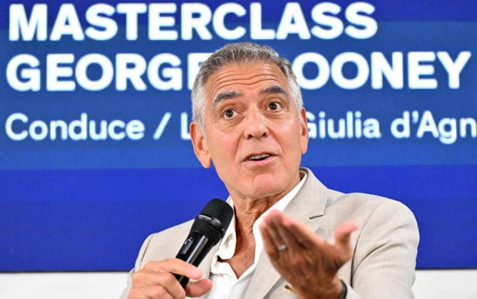 September 3, 2026, Venice, ITALY: US actor George Clooney attends an encounter-conversation at the 83rd annual Venice International Film Festival, in Venice, Italy, 03 September 2026. The 83rd edition of the Venice Film Festival runs from 02 to 12 September 2026. ANSA ETTORE FERRARI. Venice ITALY  - ZUMAa110 20260903_zaf_a110_052 Copyright: xEttorexFerrarix
