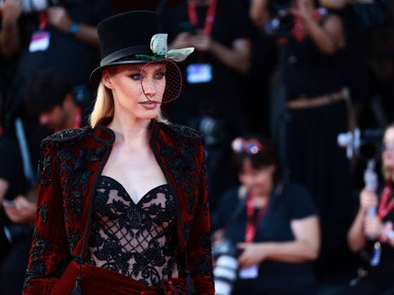 IPA88071490 - Venice, 83rd Venice International Film Festival 2026 - Night 2 - Red Carpet for the film *Bucking Fastard*. Pictured: Magda Swider  Copyright: xMatteoxChinellatox xMatteoxChinellatox 88071490