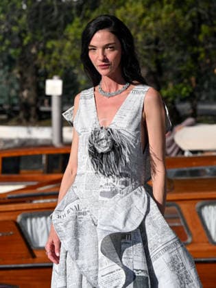 IPA88071850 - Venice, 83rd Venice International Film Festival 2026 - Arrivals at the Excelsior Hotel™s pier - Pictured: Mariacarla Boscono  Copyright: xManuelexMangiarottix xPoolxPhotoxEventsx08x 88071850