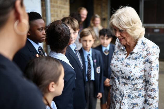 Queen Camilla visits Ebony Horse Club Britain s Queen Camilla meets with pupils from Corpus Christi Catholic School during her visit to the Ebony Horse Club in south London on September 3, 2026, to mark the youth charity and community riding centre s 30th anniversary., Credit:HENRY NICHOLLS PA ROTA - B68 Avalon United Kingdom, London  Copyright: xHENRYxNICHOLLSx xPAxROTAx-xB68x xAvalonx 1130433037