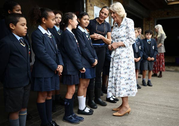 . 03 09 2026. London, United Kingdom. Queen Camilla during a visit at the Ebony Horse Club in London.  xPoolx xi-Imagesx IIM-26984-0008