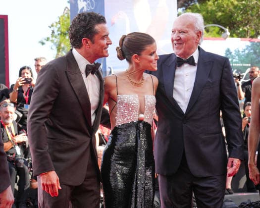 Orlando Bloom, Kate Mara, and Werner Herzog attending the screening of *Bucking Fastard* during the 83rd Venice International Film Festival at the Sala Grande on September 3, 2026, in Venice, Italy. Lucia Sabatelli, Venice, Italy  Copyright: xLuciaxSabatellix xBestimagexLuciaxSabatellix xBestimagex